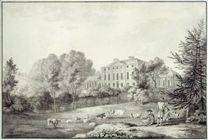 A View of Kenwood (penna på papper) av George Robertson