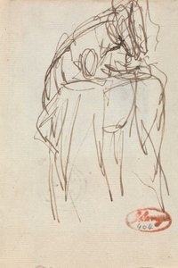 En man med en häst av George Romney