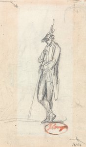 En stående mansfigur av George Romney