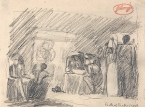 Människans tidsåldrar: Människans födelse av George Romney