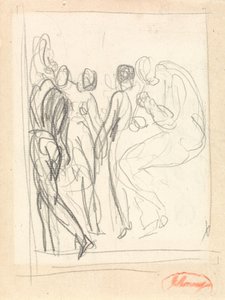 Dansare och musiker, troligen till ”L’Allegro” av George Romney
