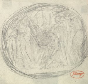 Avrättning av Maria Stuart av George Romney