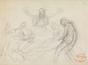 Studie i figurkomposition 11 av George Romney