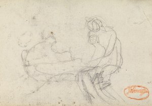 Figur Sammansättningsstudie 13 av George Romney