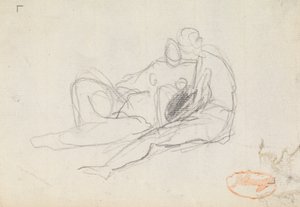 Figur Sammansättningsstudie 17 av George Romney