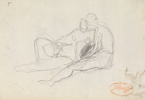 Studie i figurkomposition 17 av George Romney