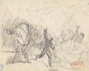 Studie i figurkomposition 20 av George Romney