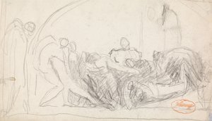 Figur Sammansättningsstudie 22 av George Romney