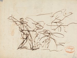 Figurkompositionsstudie 25 av George Romney