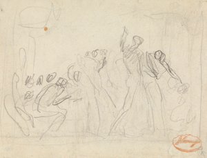 Figurkompositionsstudie 33 av George Romney