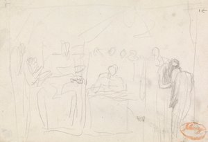 Figurkompositionsstudie 35 av George Romney