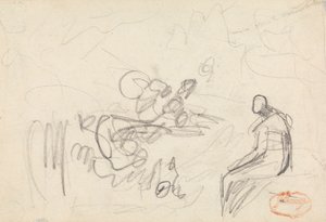 Figurkompositionsstudie 43 av George Romney