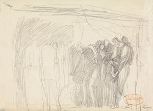 Figur Sammansättningsstudie 46 av George Romney