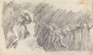 Studie i figurkomposition 5 av George Romney