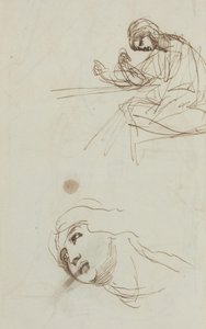 Figurstudier [baksida] av George Romney
