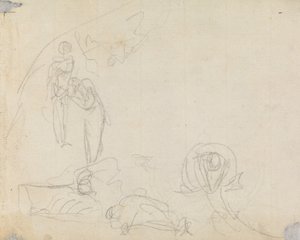 Figurstudie 16 av George Romney