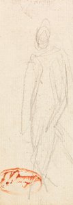 Figur Studie 4 av George Romney