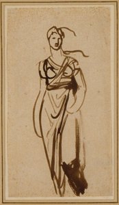 Figur av en kvinna av George Romney