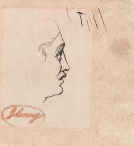 Ett ungdomsansikte av George Romney