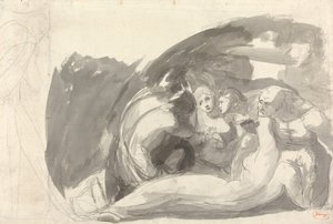 Howard på besök i ett fängelse av George Romney
