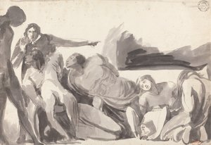 Howard på besök i ett fängelse av George Romney