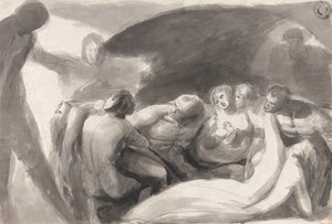 Howard på besök i ett fängelse av George Romney