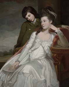 Jane, hertiginnan av Gordon och hennes son, George av George Romney
