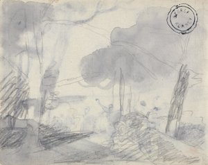 Landskapsstudie av George Romney