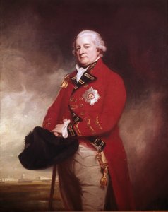Generalmajor Sir Archibald Campbell av Inverneil och Ross KB, guvernör och överbefälhavare, Madras, 1790 av George Romney
