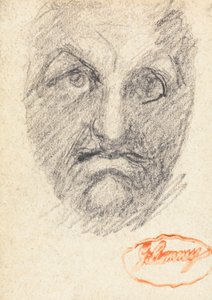 Manligt huvud 1 av George Romney