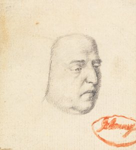 Manligt huvud 2 av George Romney