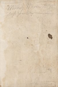 Anteckningar till manuskriptet av George Romney