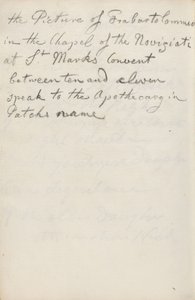 Anteckningar till manuskriptet av George Romney