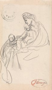 Mor och barn av George Romney