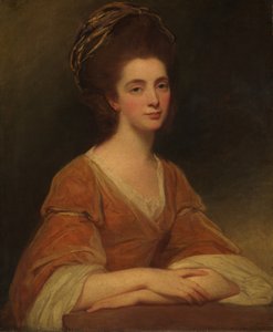 Mrs Charles Frederick Martha Rigden, död 1794. av George Romney