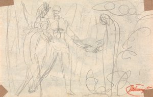 Pharmarus väcker fantomen före Kunaza av George Romney