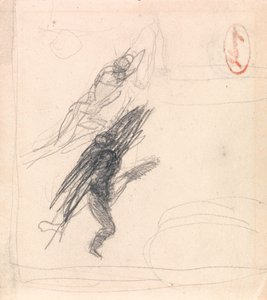 Möjligen en liggande figur och en dansande figur av George Romney