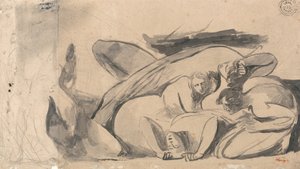 Fängelsescen av George Romney