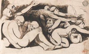 Fängelsescen av George Romney