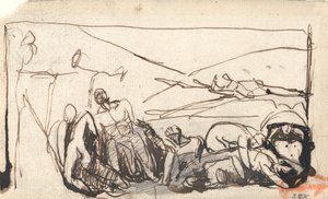 Fängelsescen av George Romney