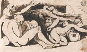 Fängelsescen av George Romney