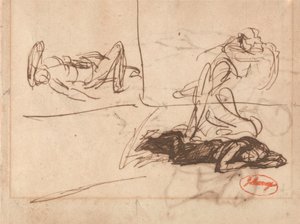 Liggande figurer av George Romney
