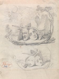 Richard Cumberland Frontispiece av George Romney