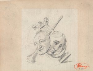 Richard Cumberland – Frontispice av George Romney