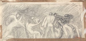Satan leder helvetet av George Romney