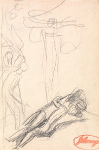 Satan överraskad av Evas öra av George Romney