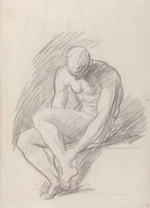Sittande man av George Romney