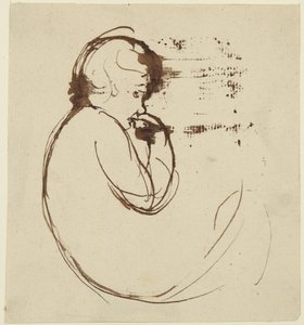 Skiss av ett barn av George Romney