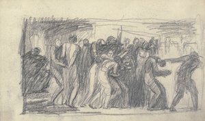 Skissbok Ritning av George Romney