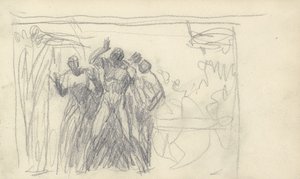 Teckning ur skissboken av George Romney